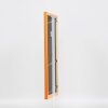 Efecto marco de madera perfil 89 salmón 13x13 cm cristal de museo