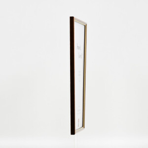 Efecto Marco de madera Perfil 23 marrón claro 13x18 cm cristal transparente