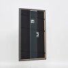 Efecto marco de madera maciza perfil 25 azul 13x18 cm cristal antirreflejos