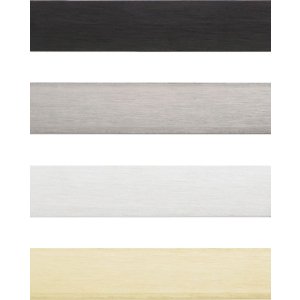 Walther marco de aluminio ALULINE 30x45 cm acero con passepartout 20x30 cm