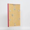 Efecto marco de madera perfil 35 rojo 13x18 cm cristal normal + separador