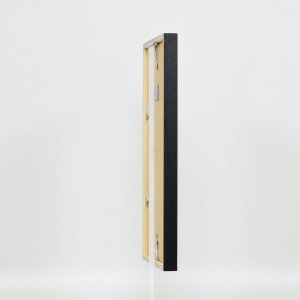 Efecto marco de madera perfil 35 negro 13x18 cm cristal normal + separador