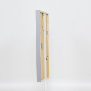 Efecto marco de madera Perfil 35 gris claro 13x18 cm cristal normal + separador