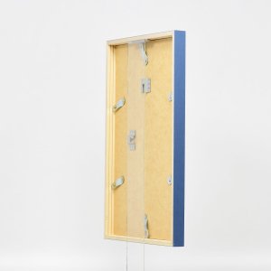 Efecto Marco de madera Perfil 35 azul 13x18 cm Vidrio de museo