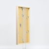 Efecto marco de madera perfil 35 marrón claro 13x18 cm cristal de museo