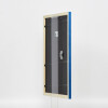 Efecto Marco de madera Perfil 89 azul 13x18 cm Vidrio de museo
