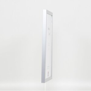 Marco de madera Top Cube 14,8x21 cm plata cristal normal