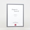 Efecto marco de madera perfil 35 antracita 14,8x21 cm cristal antirreflejos