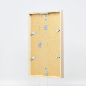 Efecto marco de madera perfil 35 marrón claro 14,8x21 cm cristal acrílico