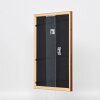 Efecto marco de madera perfil 89 marrón oscuro 14,8x21 cm cristal antirreflejos