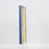 Efecto marco de madera perfil 35 azul 14,8x21 cm cristal normal + separador