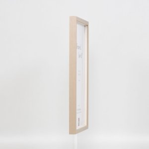 Efecto marco de madera perfil 35 marrón claro 14,8x21 cm cristal normal + separador