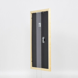 Efecto marco de madera perfil 2210 nature 14,8x21 cm cristal de museo