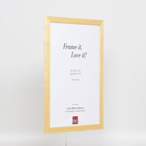 Efecto marco de madera perfil 2210 nature 14,8x21 cm cristal de museo