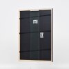 Efecto marco de madera perfil 23 rojo 14,8x21 cm cristal de museo