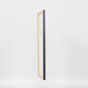 Efecto marco de madera maciza perfil 25 amarillo 14,8x21 cm cristal de museo