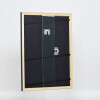 Marco efecto madera perfil 38 gris 14,8x21 cm cristal museo