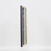 Marco efecto madera perfil 38 gris 14,8x21 cm cristal museo