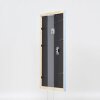 Efecto marco de madera perfil 32 azul 14,8x21 cm cristal de museo
