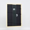 Efecto marco de madera perfil 32 verde 14,8x21 cm cristal de museo