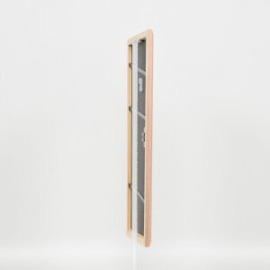 Efecto marco de madera perfil 32 marrón claro 14,8x21 cm cristal de museo