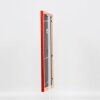 Efecto marco de madera perfil 89 rojo 14,8x21 cm cristal de museo