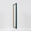 Efecto marco de madera perfil 21 azul 14,8x21 cm cristal de museo