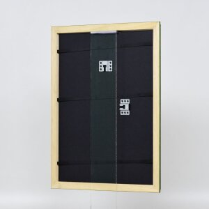 Efecto Marco de madera Perfil 21 verde 14,8x21 cm Vidrio de museo