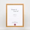 Marco efecto madera perfil 33 roble 14,8x21 cm cristal museo