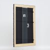 Efecto marco de madera perfil 94 negro 14,8x21 cm cristal acrílico
