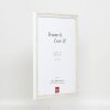 Efecto marco de madera perfil 2070 cristal acrílico 14,8x21 cm blanco