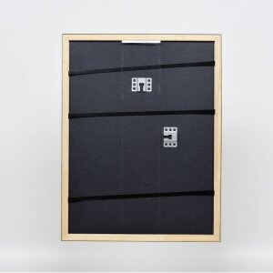 Marco efecto madera perfil 2070 cristal museo 14,8x21 cm oro