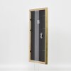 Marco efecto madera perfil 2070 cristal museo 14,8x21 cm oro