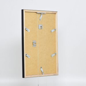 Marco efecto madera perfil 2070 cristal museo 14,8x21 cm negro