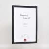 Marco efecto madera perfil 2070 cristal museo 14,8x21 cm negro