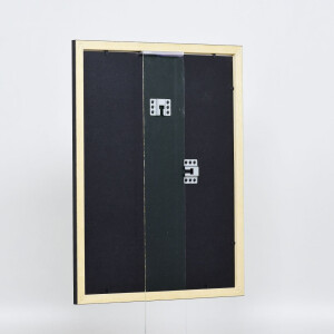 Efecto marco de madera perfil 2210 negro 15x20 cm cristal acrílico