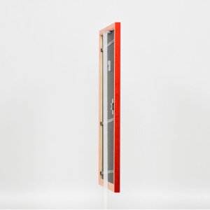 Efecto Marco de madera Perfil 89 rojo 15x20 cm Cristal acrílico