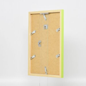 Marco de madera Top Cube 15x20 cm cristal de museo verde