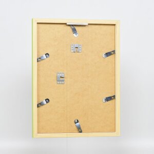 Marco de madera Top Cube 15x20 cm cristal de museo verde