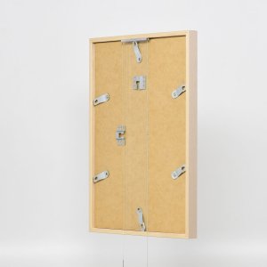 Efecto marco de madera perfil 35 marrón claro 18x24 cm cristal normal + separador