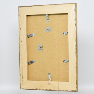Efecto Marco Barroco Perfil 31 plata 18x24 cm Vidrio Museo