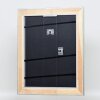 Efecto marco de madera perfil 95 plata 18x24 cm cristal antirreflejos