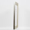 Efecto marco de madera perfil 95 plata 18x24 cm cristal antirreflejos