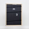 Efecto Marco de Madera Perfil 2070 Antireflex Cristal 18x27 cm plata