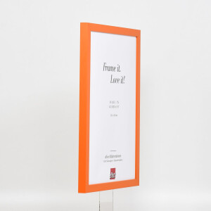 Marco de madera Top Cube 18x27 cm naranja cristal de museo