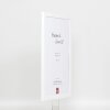 Efecto marco de madera perfil 2210 blanco 18x32 cm cristal antirreflejo