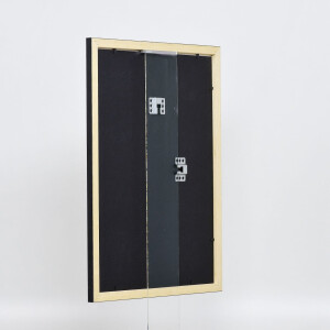 Efecto marco de madera perfil 2210 negro 18x32 cm cristal acrílico