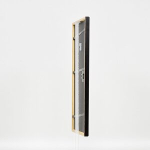 Efecto marco de madera perfil 23 nuez marrón 18x32 cm cristal antirreflejos