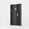 Efecto marco de madera perfil 23 nuez marrón 18x32 cm cristal antirreflejos