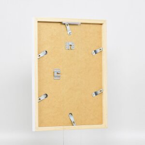 Marco de madera Top Cube 18x32 cm cristal blanco antirreflejo